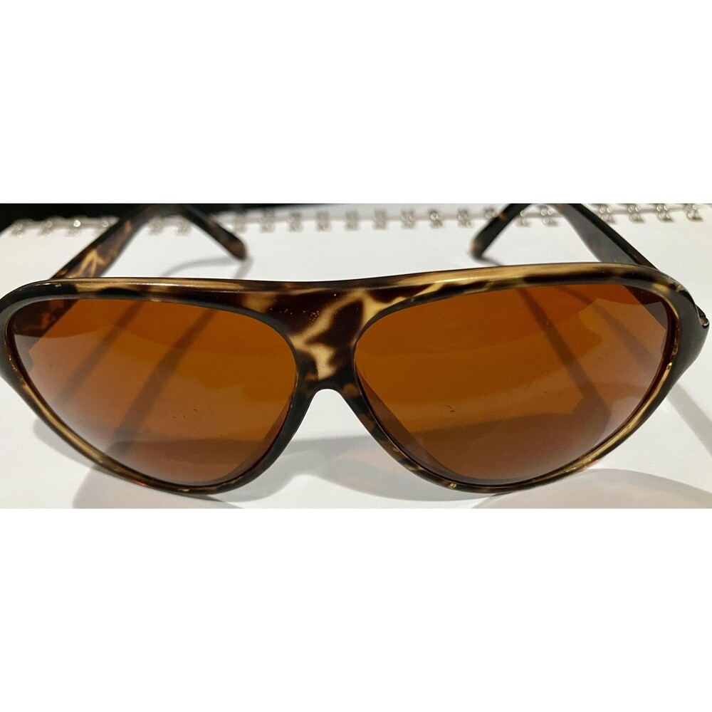 BluBlocker Sunglasses Mens Brown Tortoise Aviator Brown Lenses Lightweight